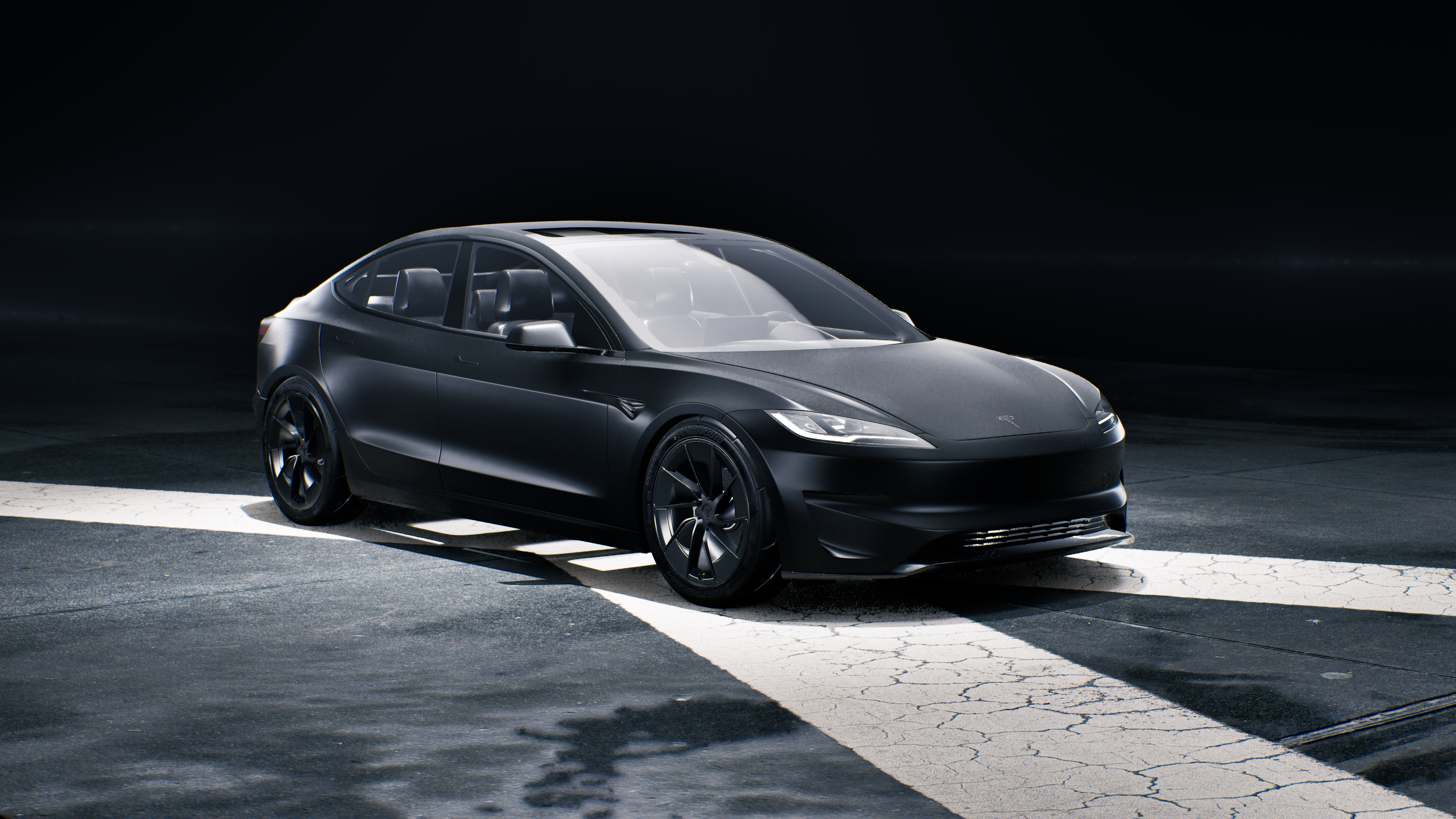 Tesla Satin Stealth